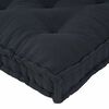 vidaXL Coussin de canap&eacute; sur palette Anthracite 120 x 80 x 12 cm Tissu