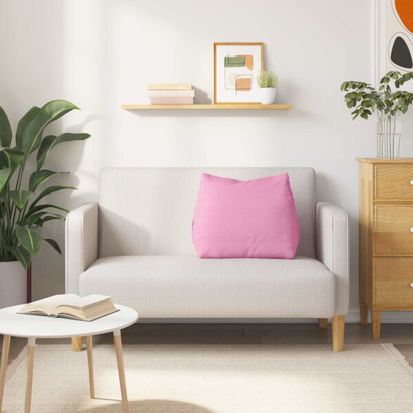 vidaXL Coussin de Dos Rose 60 x 20 x 50 cm tissu