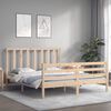 vidaXL Cadre de lit sans matelas 160x200 cm bois massif de pin