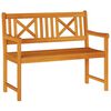 vidaXL Banc de jardin Marron 110 x 56 x 90 cm Bois d'Acacia Massif