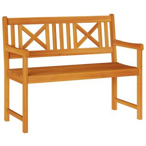 vidaXL Banc de jardin Marron 110 x 56 x 90 cm Bois d'Acacia Massif