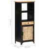 vidaXL Buffet 45x32x110 cm Bois de manguier solide
