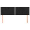 vidaXL Têtes de lit 2 pcs Noir 72x5x78/88 cm Velours