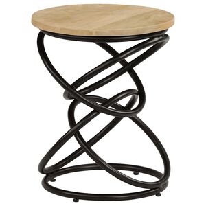vidaXL Table d'appoint Bois de manguier solide 40x50 cm