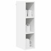vidaXL Armoire suspendue Blanc 20 x 29,5 x 80 cm Bois d'ing&eacute;nierie