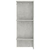 vidaXL Armoires de couloir 2 pcs gris b&eacute;ton bois d'ing&eacute;nierie