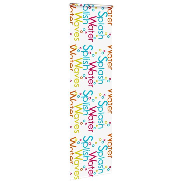 vidaXL Store enrouleur de douche avec cassette largeur du tissu 76 cm