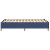 vidaXL Cadre de lit sans matelas bleu 120x200 cm tissu
