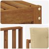 vidaXL Ensemble de canap&eacute;s d'ext&eacute;rieur 6 pcs Naturel et Beige