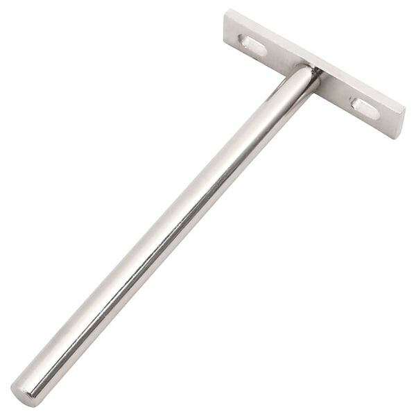 vidaXL Supports d'étagères flottantes 12pcs invisible acier au carbone