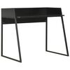 vidaXL Bureau Noir 90x60x88 cm