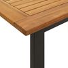 vidaXL Ensemble &agrave; manger de jardin 7 pcs bois d'acacia solide et m&eacute;tal