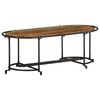 vidaXL Table basse 110x55x40 cm bois massif de r&eacute;cup&eacute;ration