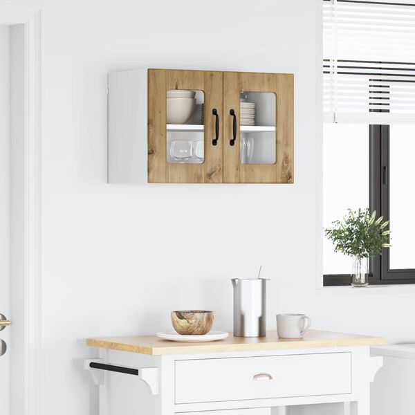 vidaXL Armoire de cuisine Ch&ecirc;ne artisanal 60 x 31 x 40 cm