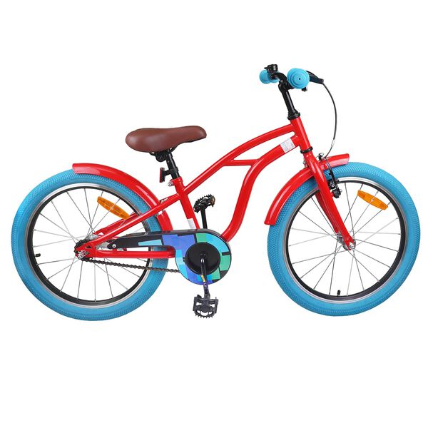vidaXL V&eacute;lo pour Enfants 18 Pouces pour les 5-7 ans Rouge
