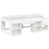 vidaXL Cadre de lit pour enfants avec rangement Blanc 90 x 200 cm