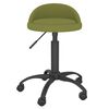 vidaXL Chaises pivotantes &agrave; manger lot de 2 Vert clair Velours