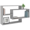 vidaXL Étagère murale Sonoma gris 104x20x58,5 cm Bois d'ingénierie