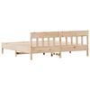 vidaXL Cadre de lit sans matelas 200x200 cm bois massif de pin