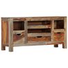 vidaXL Buffet Gris 100x30x50 cm Bois massif