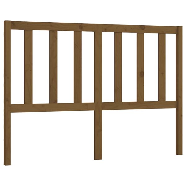 vidaXL T&ecirc;te de lit Marron miel 166x4x100 cm Bois massif de pin