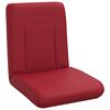 vidaXL Fauteuil de sol Bordeaux 50 x 73 x 60 cm Simili cuir