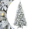 vidaXL Sapin de No&euml;l Artificiel &agrave; Branches Articul&eacute;es Blanc 240 cm