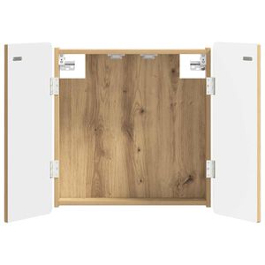 vidaXL Cabinet pour cible ZWOLLE Ch&ecirc;ne artisanal 52,5 x 10,5 x 57,5 cm