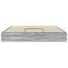 vidaXL Cadre de lit ottoman Gris Sonoma 203 x 180 x 25 cm