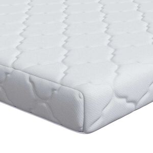 vidaXL Matelas Blanc 80 x 200 cm Mousse PU