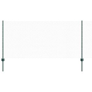 vidaXL Cl&ocirc;ture hexagonale avec poteau 100 x 1 m Acier recouvert de PVC