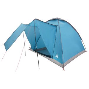 vidaXL Tente de camping 2 personne Bleu Polyester et Acier