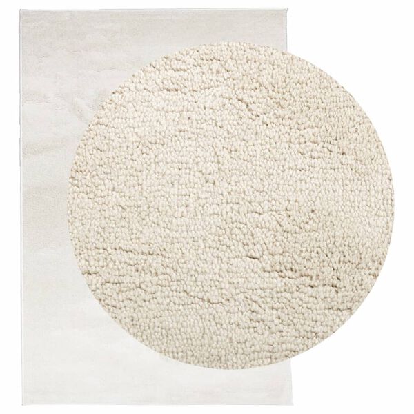 vidaXL Tapis OVIEDO &agrave; poils courts beige 120x170 cm