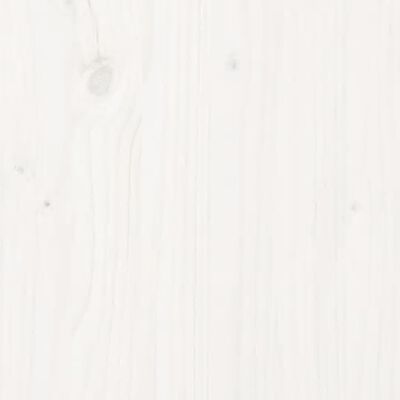 vidaXL Abri pour poubelle quadruple sur roulettes blanc bois pin