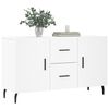 vidaXL Buffet blanc 100x36x60 cm bois d'ing&eacute;nierie