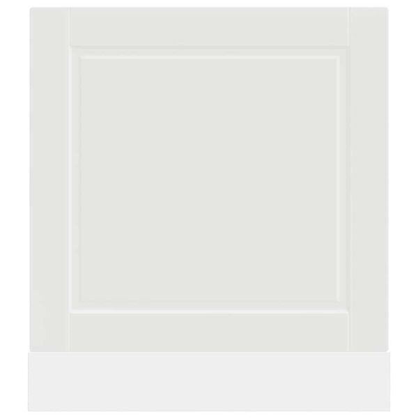 vidaXL Panneau de lave-vaisselle Porto blanc 60x1,5x67 cm