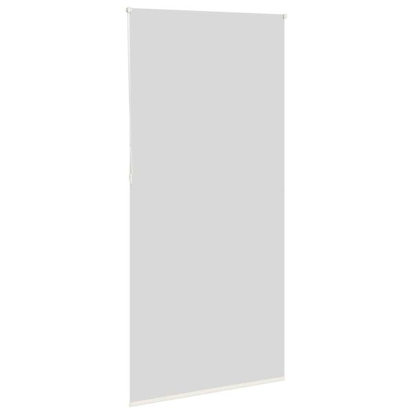 vidaXL Store enrouleur occultant blanc cass&eacute; 90x210cm largeur du tissu