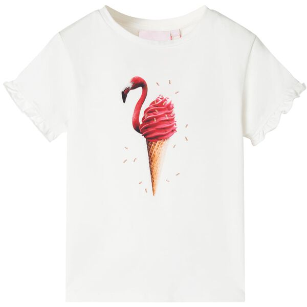 T-shirt enfants rose &eacute;cru 140