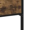vidaXL Cadre de lit sans matelas ch&ecirc;ne fum&eacute; 100x200 cm bois ing&eacute;nierie