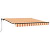 vidaXL Auvent Rétractable Jaune et Orange 300 x 250 cm