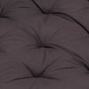 vidaXL Coussin de plancher de palette Coton 120x40x7 cm Anthracite