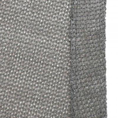 Livin'outdoor Tissu d'ombrage Iseo PEHD carré 3,6x3,6 m Gris