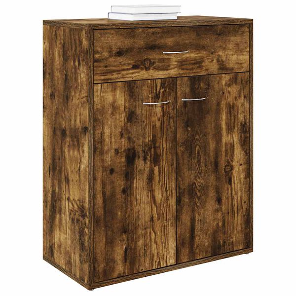 vidaXL Buffet Ch&ecirc;ne fum&eacute; 60x30x75 cm Bois d'ing&eacute;nierie