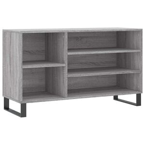 vidaXL Armoire &agrave; chaussures Sonoma gris 102x36x60 cm Bois d'ing&eacute;nierie