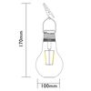 Luxform Lampe LED solaire de jardin 2 pcs Transparent