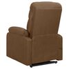vidaXL Fauteuil de massage Marron Tissu