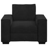 vidaXL Fauteuil noir 100x78x84 cm velours