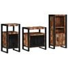 vidaXL Ensemble de mobilier de salle de bain 3 pcs Bois Recyclé Solide