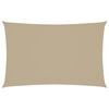vidaXL Voile de parasol tissu oxford rectangulaire 2,5x5 m beige