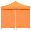 vidaXL Tente de f&ecirc;te Orange 292 x 292 x 315 cm Tissu Oxford